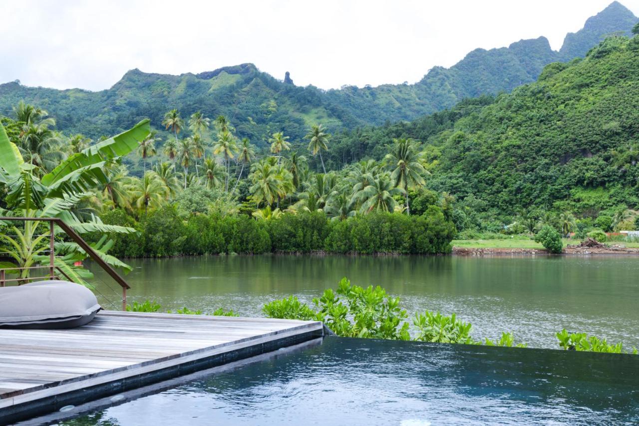 Villa Ho'A - Bord De Mer Avec Piscine Papetoai Luaran gambar