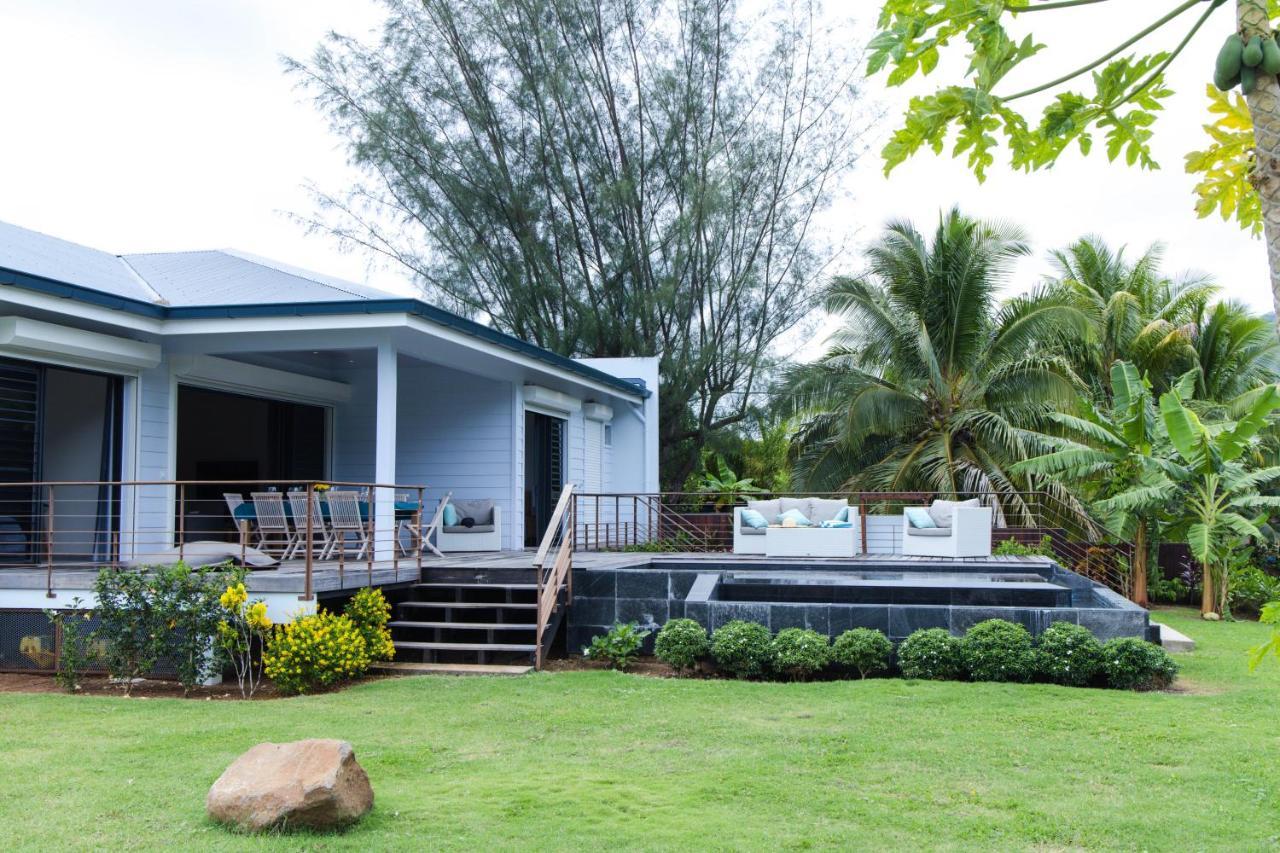 Villa Ho'A - Bord De Mer Avec Piscine Papetoai Luaran gambar