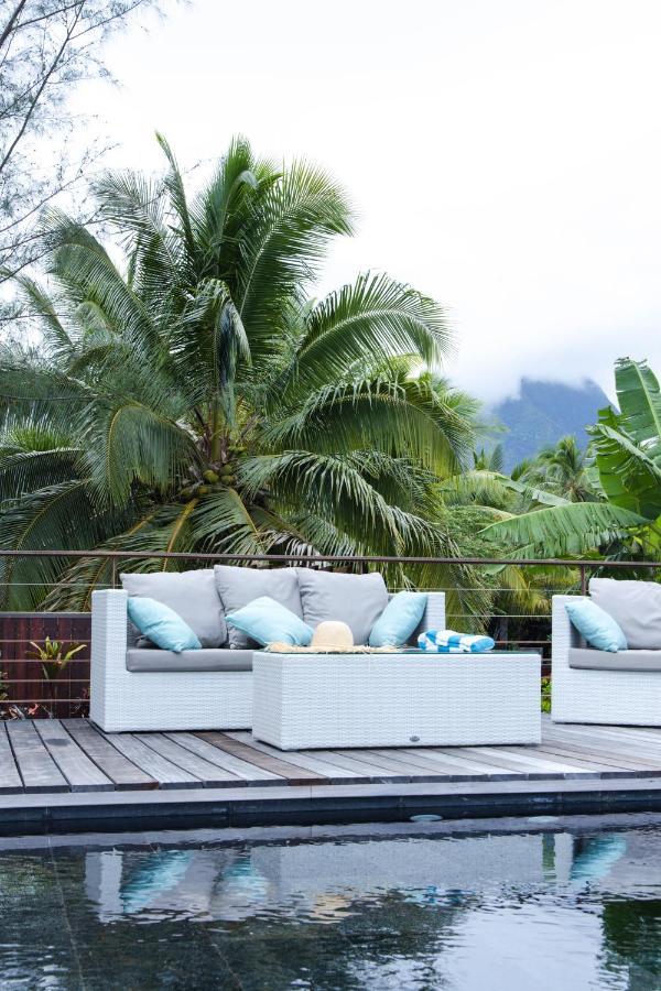 Villa Ho'A - Bord De Mer Avec Piscine Papetoai Luaran gambar